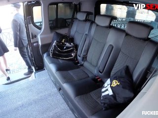 FuckedInTraffic - Mellisa Meddison Sexy Czech Blonde Passionate Fuck In The Car_Backseat