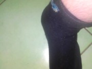 Preview 5 of Boy Show His Sexy feet in black socks