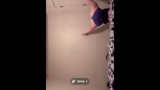 Twerking on a wall