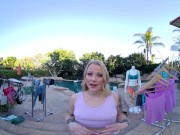 Preview 3 of Cheating On Your GF With Blonde Nympho Paris White VR Porn