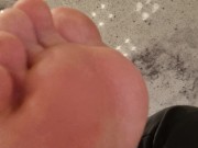 Preview 4 of Feet and humiliation A short video to humiliate you bitches whit my feat