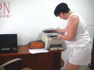 SEXRETARY Stupid Secretary and scanner camera Full video