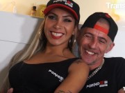 Preview 1 of TransBella - Mariana Ferraz Huge Ass Brazilian Tranny Hardcore Anal Fuck With Horny Guy