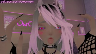 Vrchat Erp ASMR POV 3D Hentai Trailer Horny Catgirl Humps Her Pillow And Rides You