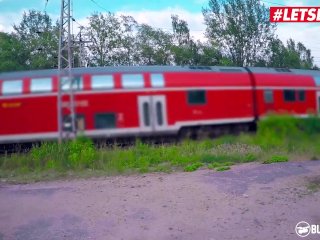 BumsBesuch - Coco Kiss Skinny German BrunetteFucked Her Fan Hard_Outdoor - LETSDOEIT