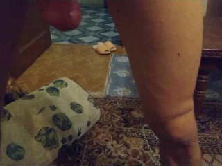 Tied up and fucked very hard in the throat