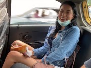 CUMPLIENDO EL RETO DE ACTIVAR MI VIBRADOR EN UN TAXI - Pornhub.com
