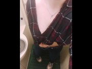 Preview 5 of I Masturbate Pussy in the Train Toilet and Recording it on Camera for You