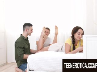 Hot Teen Slut Natali Ruby Gets a Surprise Double Penetration