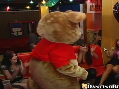 Video DANCING BEAR - Gang Of Hoes Receiving Gift Of Dick From Hung Male Strippers At Wild CFNM Party