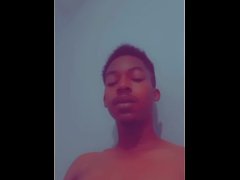 No shirt (smoking listening to music)