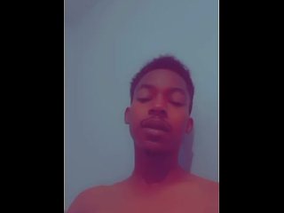 No shirt (smoking listening to music)