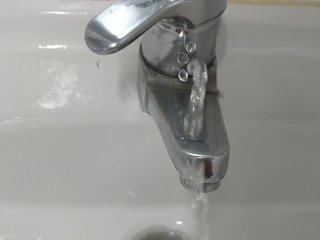 fetish, exclusive, sink pee, sink piss