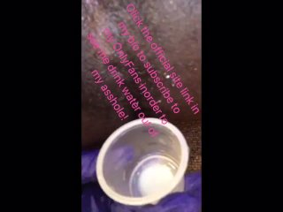 Who want to see me drink water out of my sexy asshole?(subscribe)