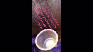 Who want to see me drink water out of my sexy asshole?(subscribe)