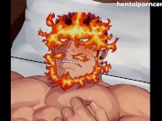 Preview 1 of Endeavor jerks off - UNCENSORED HENTAI YAOI - My hero academia