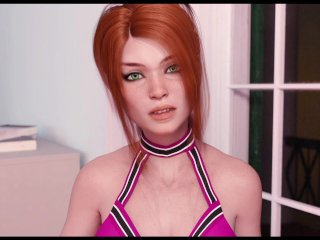 red head, butt, 3d, kink