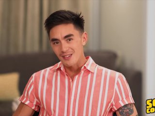 Sean Cody - Male Stud Archie Barebacks Cody Seiya's Cute Tight Ass