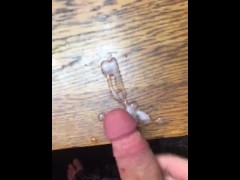 hard cum on counter