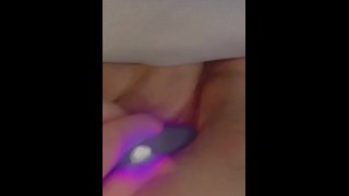 Clit Rubbing With Vibrator