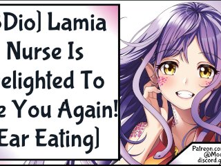 3Dio Lamia Nurse Is Delighted To See You Again! Ear Eating ASMRWholesome