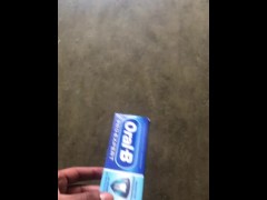 Would you rather brush your teeth with toothpaste or my black dick??