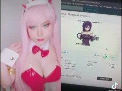 Zero Two MMD Cosplay Girl bunny girl