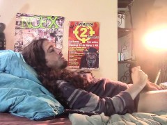 Male Solo Cum Eating 18 (Right Angle)