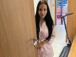 DEBT4k Angry Man Tears Brunettes Clothes off and Penetrates Vagina