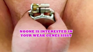 Sissy squirts her sterile load to interracial  porn angel scarlett black