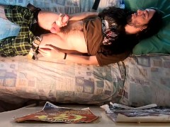 Male Solo Cum Eating 22 (Up Angle)