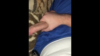 He loves to stroke off & cum 