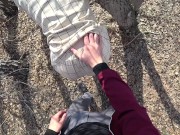 Preview 3 of Fucked my big-ass stepsister in nature