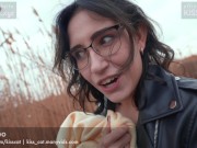 Preview 1 of I'm Cold, Warm Me & Cum on Pussy - Public Agent PickUp Russian Student to Outdoor Real Fuck