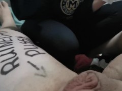 Mistress Bust's My Balls After Drawing all Over Me