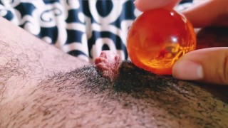 Lots Of Fluids And Strong Orgasm Rubbing Big Clit Dragon Ball