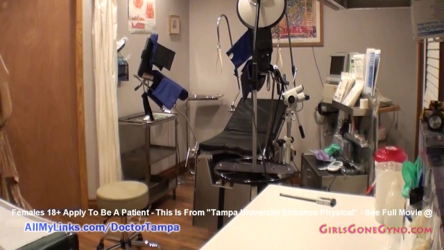 Destiny DOA Undergoes new Student Gyno Exam by Doctor Tampa Caught on Camera only @ GirlsGoneGynoCom