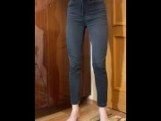 Preview 2 of Sexy ass in the black skinny jeans