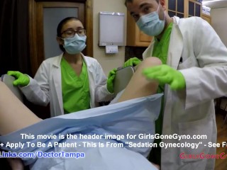 Lainey Komt Binnen Voor Gyno Afspraak Met Doctor Tampa & Verpleegster Lilith Rose @ GirlsGoneGynoCom