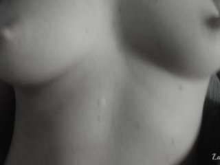 small tits, big nipples, masturbation, fetish