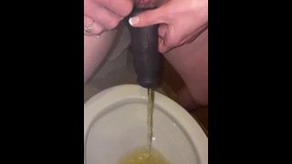 She Used A Female To Male FTM Stand To Pee STP Device For The First Time & Made A Little Mess