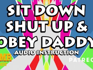 audio for sluts, solo male, daddy audio, taming taming