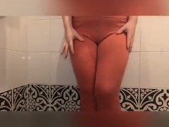Slut Pissing In Yoga Pants
