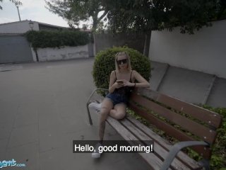 Public Agent Cute Spanish Blonde Lya Missy Fucked in the Forest screenshot number 0