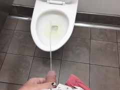 Pissing in the Supermarket bathroom
