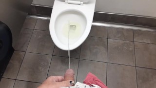 Pissing in the Supermarket bathroom