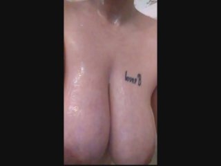 tits, solo female, fetish, shower