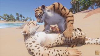Tiger And Leopard In The Wild Hot Gay Furry Porn