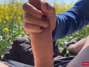 Preview 4 of I’m horny, stop walking and fuck me! Amateur couple hiking adventure