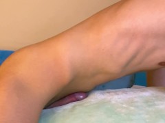 Horny Verbal Guy in Need of Pussy, Humping Bed While Moan And Dirty Talk Until Intense Cum - 4K